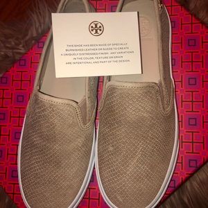 Tory Burch Lennon Slip-On Sneakers in Cobra